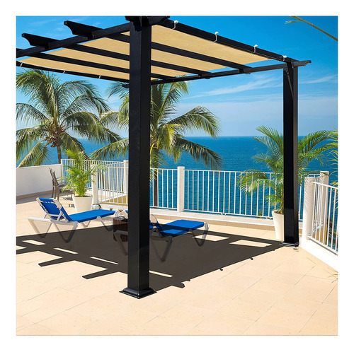 Imagen 2 de 7 de Cubierta Para Sombra De Pérgola, Ctor Solar, Toldo Par...