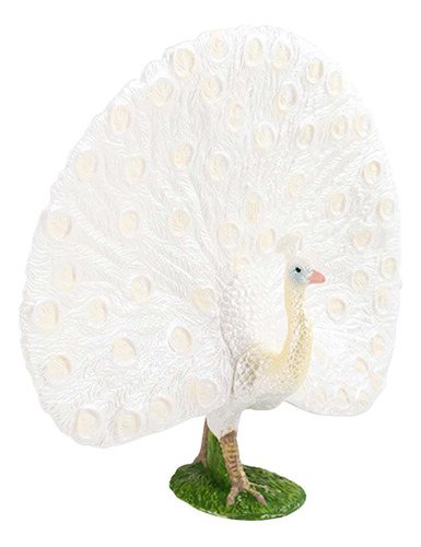 Figura De Animal Realista Modelo Ornamento, Escultura Blanco