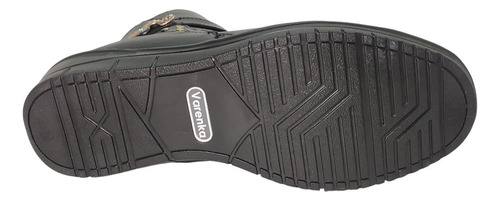Botin Mujer Comodo Moda Herraje Casual Cierre