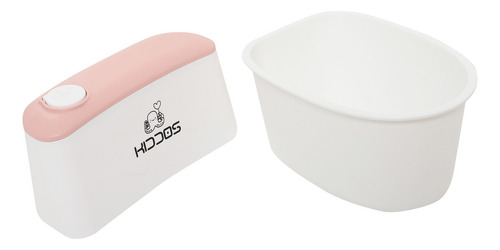 Asiento Entrenador Bacinica Con Reductor KIDDOS - Rosa Liso, Depósito Extraíble, Fácil De Usar y Limpiar Para Entrenamiento En El Baño Bebe Con Cepillo De Limpieza Incluido