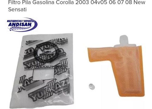 Filtro Interno Bomba Gasolina Toyota Corolla New Sensation