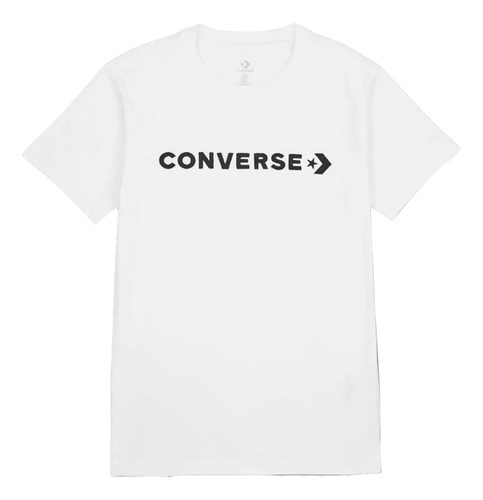 Camiseta Converse Wordmark Ss Mujer-blanco