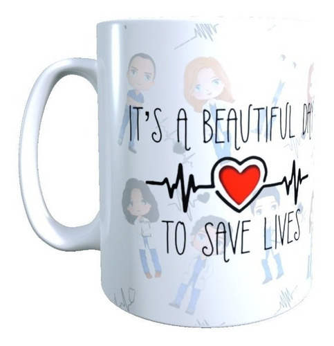 Taza Greys Anatomy, Gran Dia Para Salvar Vidas