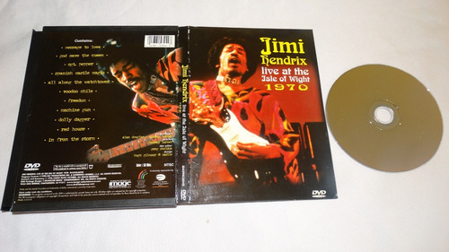 Jimi Hendrix Dvd - Live At The Isle Of Weight 1970 (digipack