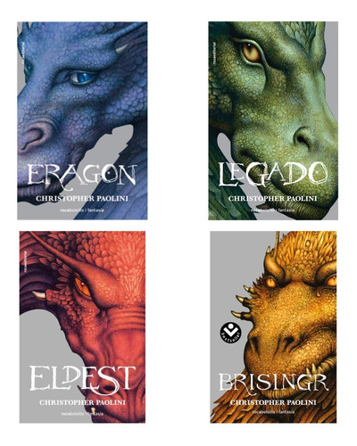 Paquete Eragon Christopher Paolini Original