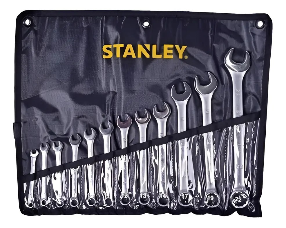 Jogo Chaves Combinadas Stanley 12pçs