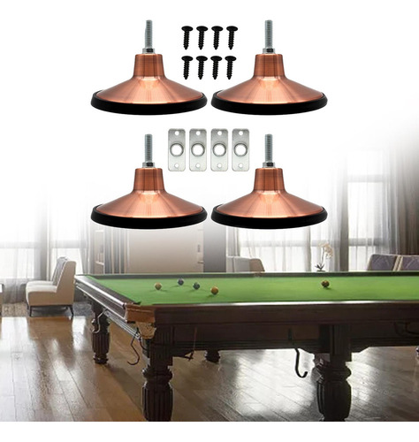 4 Unids/set Niveladores De Patas De Mesa De Billar/piscina
