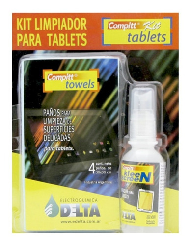 Kit De Limpieza Delta Compitt Kit Tablets