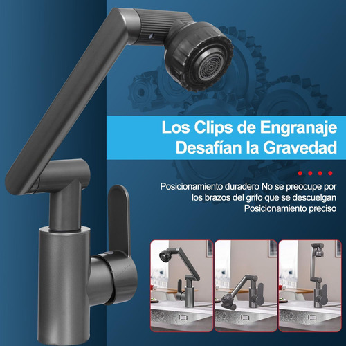 Llave Monomando Fregadero Llave Mezcladora Tarja Cocina 360° Cesar®