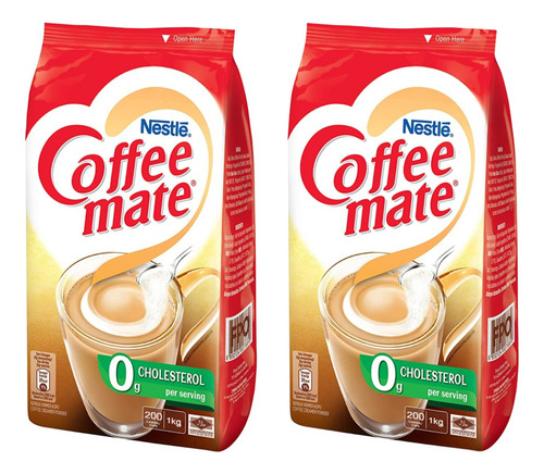 Pack C/ 2 Un Coffee Mate Nestlé 1kg Frete Gratis Creme Café