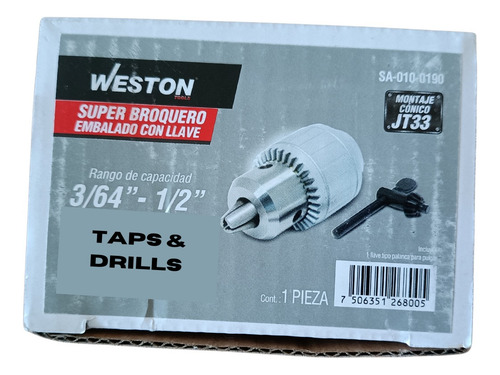 Súper Broquero C/ Llave 1/2puLG Ap Max (12.7mm) Montaje J33