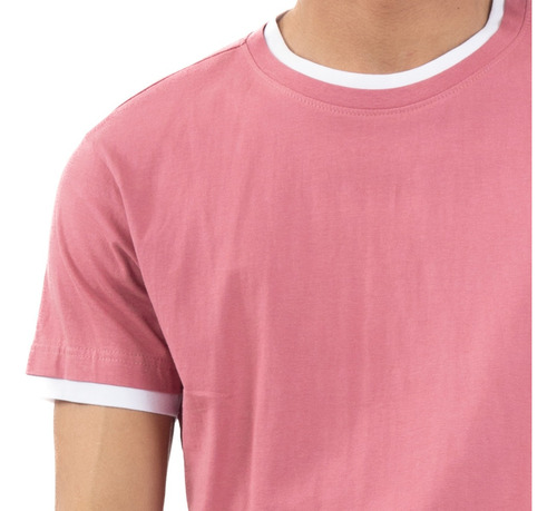 Playera 100% De Algodón Para Hombre Quarry Cuello Redondo