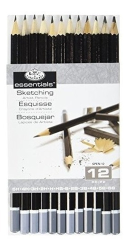 Set De Lapices De Dibujo Royal Y Langnickel Spen-12 Essentia