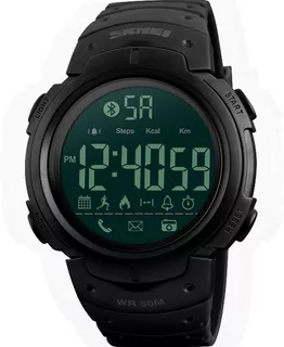 Reloj Bluetooth Skmei 1301 Pasos Calorías Acuático Deportivo