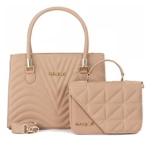 Kit Bolsa Feminina Transversal Ombro + Bolsa Pequena Lateral Cor ...