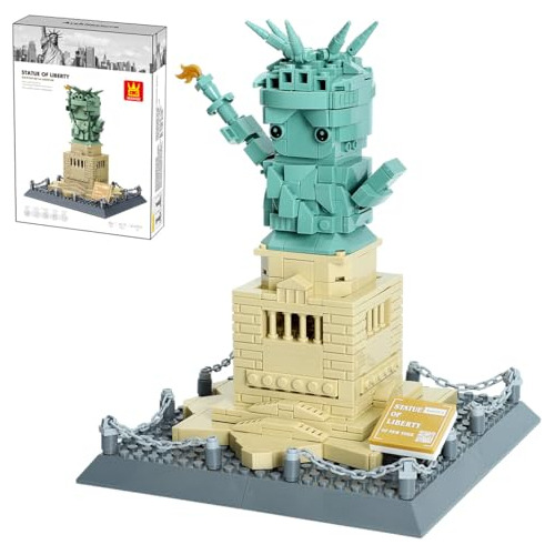 Peppsky Statue Of Liberty Building Block Set,new York's Worl