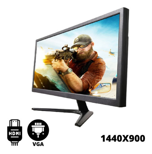 Monitor Led 19 Pulgadas Hdmi-vga. Nuevo