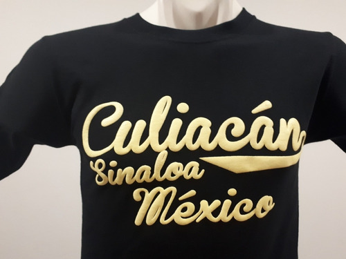 2 Playeras Puro Sinaloa Compa Culiacán Beisbolera Negra