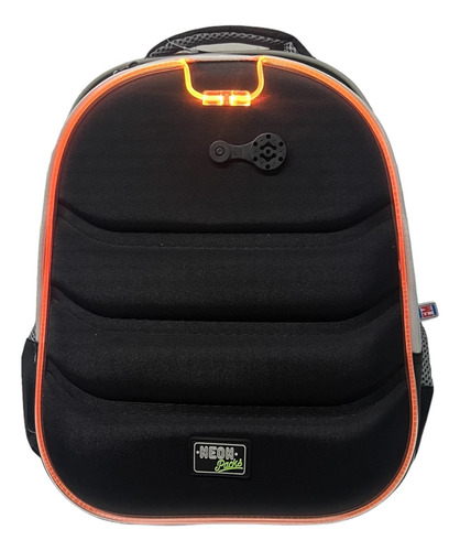 Mochila Con Luces Escolar Original Fotorama Neon Packs