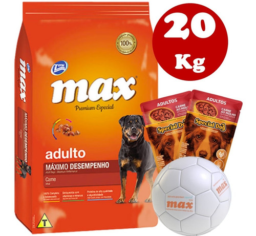 Max Maximo Desempeño Adulto 20 Kg + Regalo