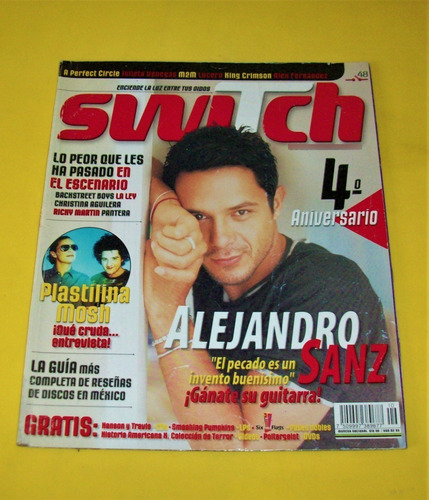 Alejandro Sanz Revista Switch Alejandro Fernandez Hanson