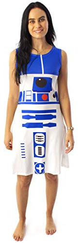 R2d2 Vestido De Vestuario Mujeres Cosplay Cosplay Droid...