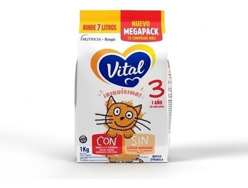 Vital 3 Leche De Fórmula En Polvo Pouch X 1 Kg