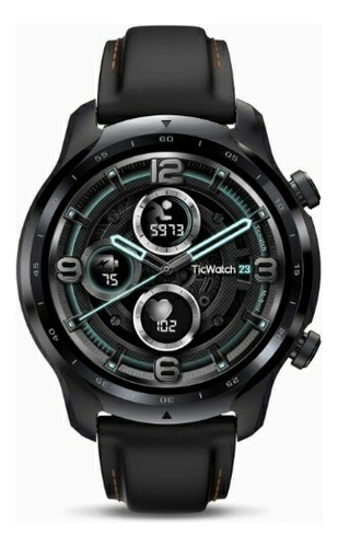 Reloj inteligente Ticwatch Pro 3 Gps 4G con Android Wear OS, color de la carcasa: negro, color de la correa, color negro, bisel, color negro