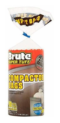 El Bruto Super Resistente Compactador Bolsas 2,0 Mil - 20 Co