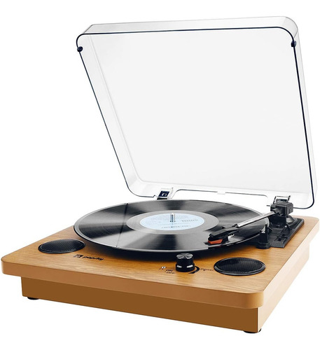 Tocadiscos Popsky De 3 Velocidades C/ Bluetooth Y Bocina