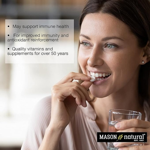 Mason Natural Vitamina C 500mg 100 Comp Salud Inmuno Eeuu Sin Sabor