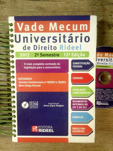 Vade Mecum Universitário De Direito Rideel 2012