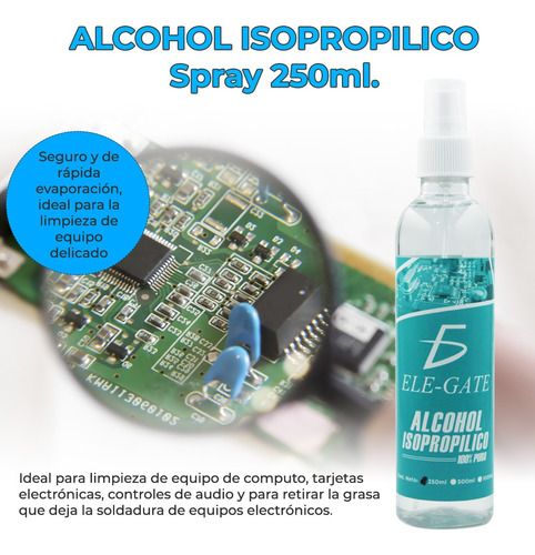 Imagen 5 de 5 de Kit Limpieza Pc Alcohol Isopropílico Mantenimiento 3pz