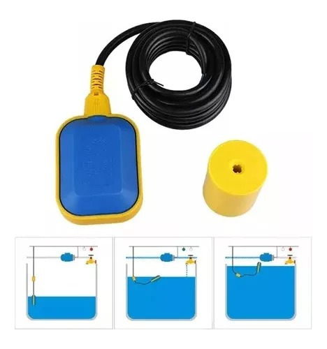 Flotador Electronivel Para Cisterna Y Tinaco Cable 3 Metros