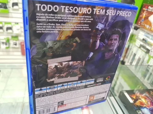 Uncharted 4 A Thief End Usado Original Ps4 Midia Física +nf