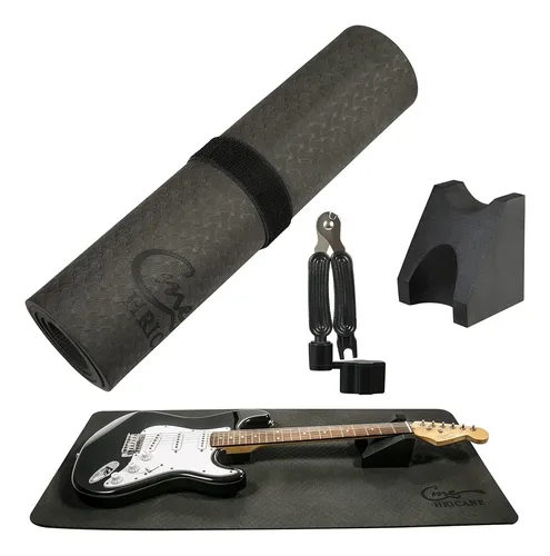 Hricane Guitar Work Mat Kit+two Heights Guitar Neck Suppo...