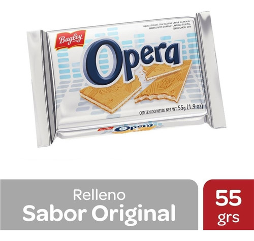 Galletita Oblea Opera Clásica  Bagley Paq 55g X 10u