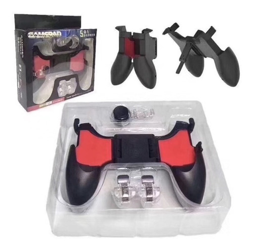 Joystick Gamepad 5 En 1 Celular Boton L1 R1 Pubg + Envio