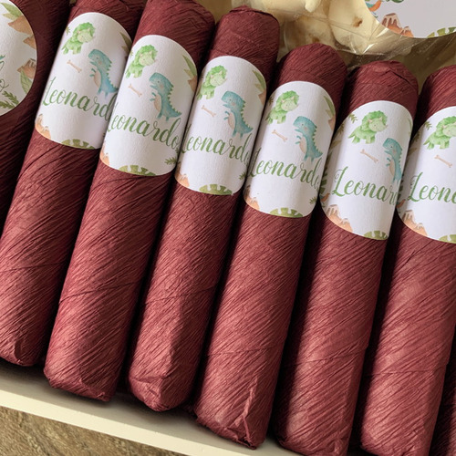Charutos De Chocolate Personalizado Maternidade 40 Unidades