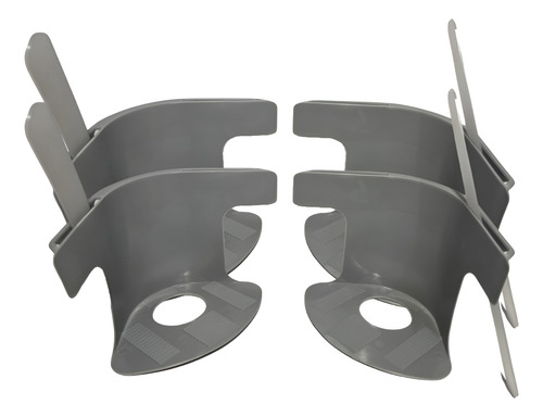 Traba Sabanas Pack X4 | Sujeta Sabanas Firmes Gris Claro