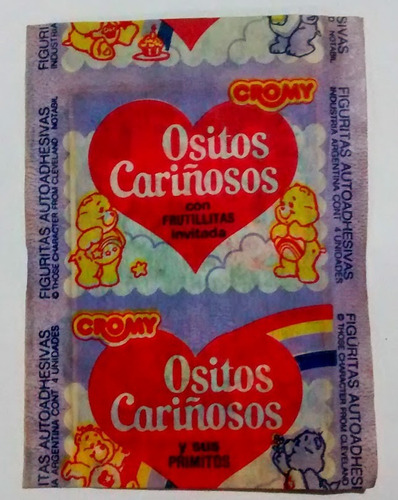 Figuritas Ositos Cariñosos 10 Sobres Cerrados Cromy 1986