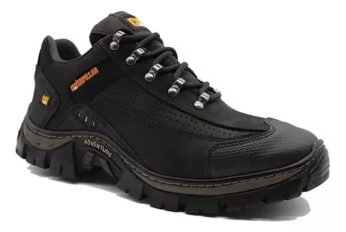 Bota Masculina Caterpillar Resistente em Couro