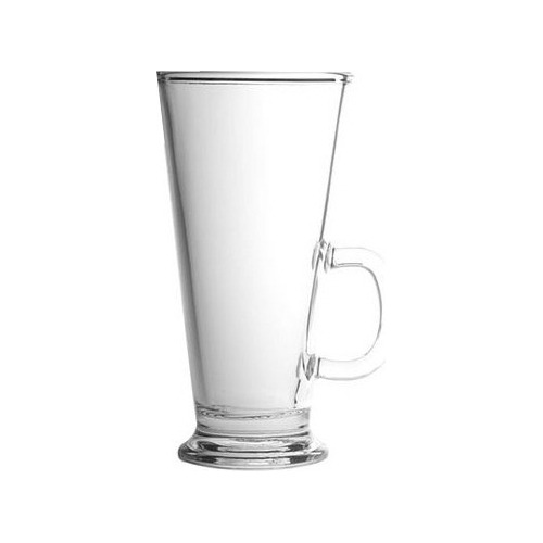 Set X6 Jarrito Café Mug Latte Vidrio 280ml Crystal Rock