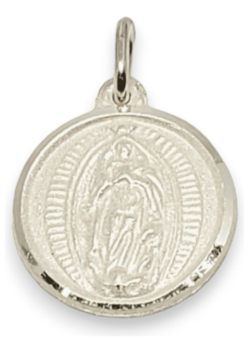 Dije Plata Virgen De Guadalupe 13mm