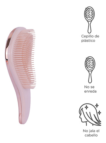 Miniso Cepillo Para Cabello Sparkling Star Sintético Golden
