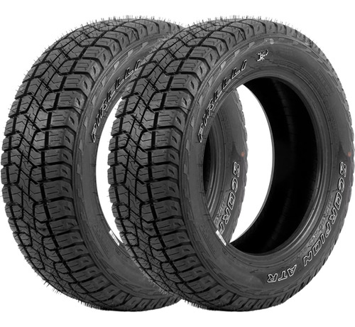 Kit 2 Pneu Pirelli Aro 15 205/60r15 91h Scorpion Atr Wl