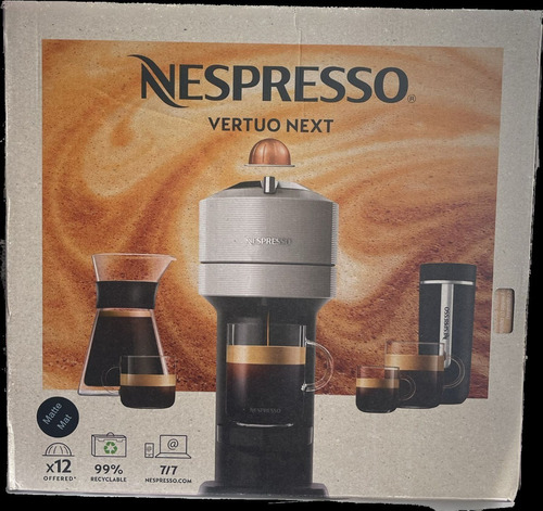 Cafetera Nespresso Vertuo Next Black Mate