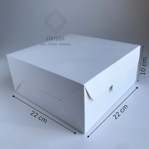 Caja Para Delivery 22x22x10 Sin Visor *pack X 25*