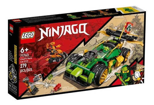 Lego Ninjago 71763 Carro De Corrida Evo Do Lloyd