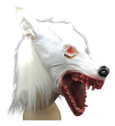 Mascara Halloween Lobo Cotillon Disfraz